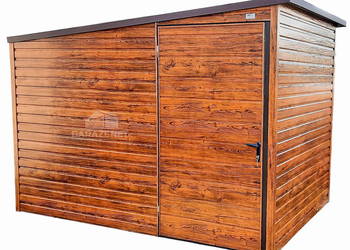 SCHOWEK - DOMEK OGRODOWY 3M X 2,5M SPAD W LEWO - DRZWI 3X2,5 GB256