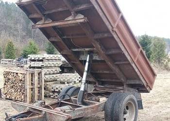 Brandys BSS przyczepa 4t wywrotka na 3 strony 1 osiowa blizniaki 20"