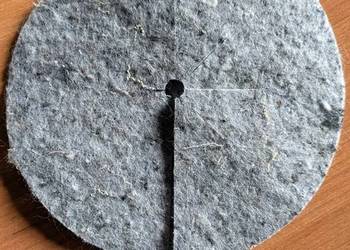 Krążek filcowy, dysk antychwastowy  Φ18 cm szary do doniczek