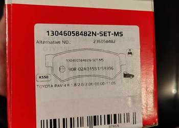 Toyota RAV4 klocki hamulcowe