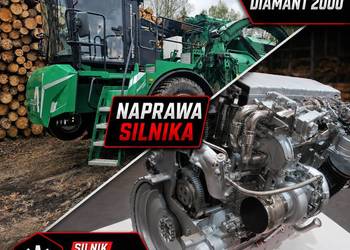 Rębak Samojezdny Albach Diamant 2000 Remont Silnika MAN D4276LE