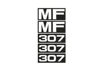 Naklejki oklejenie MASSEY FERGUSON MF 307 Zamiennik