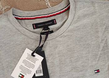 Longsleeve Tommy Hilfiger - najwyższa jakość, szary rozmiar L
