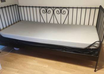 Metalowa rama łóżka IKEA 200x90 + dodatki.