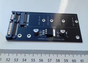 Adapter dysku SSD M.2 SATAIII, NGFF do SATA3.0 B-KEY 2230, 2242, 2260, 2280