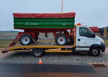 Transport przyczep rolniczych maszyn
