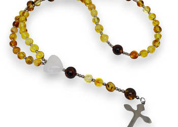 Różaniec z bursztynu, BURSZTYN BAŁTYCKI #1692