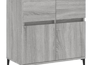 Komoda szary dąb sonoma 60x35x70 cm materiał drewnopochodny WM-819690