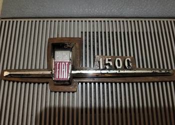Emblemat fiat 1500 duży fiat FSO 125p znaczek