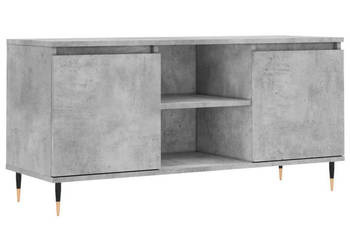 Szafka pod TV szarość betonu 104x35x50 cm WM-827008