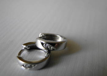 Kolczyki kółka srebro 925