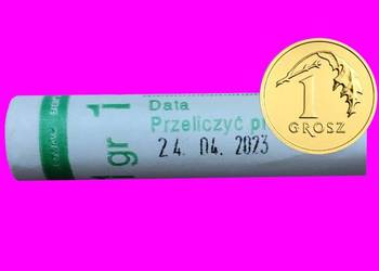 1 gr groszy 2023 Mennicze, Rolka Bankowa