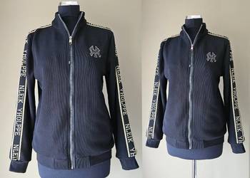 Bluza sportowa New York Yankees style Y2K czarna