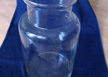 Słój szklany do prezentacji roślin