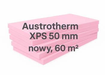 Styrodur Austrotherm XPS 5 cm – nowy, 60 m².