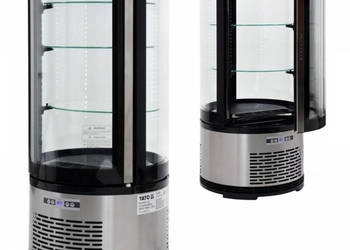 Witryna Chłodnicza Yato Yg-05094 - 100l Oświetlenie Led Chłodzenie Wymuszon