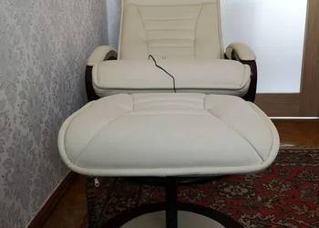 Fotel do masażu z podnóżkiem firmy Beck-model Elegance KM-078- Nowy