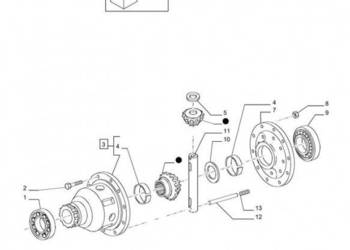 New Holland T6010 Pokrywa 47123461