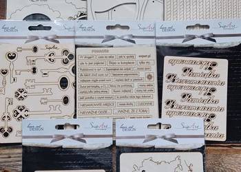 Zestaw tekturek, scrapbooking