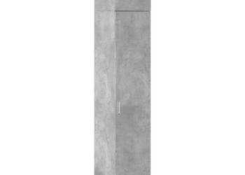 Wąska szafka szarość betonu 40x425x225 cm WM-3281276
