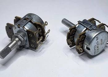 Potencjometr 2x47kB z oszczepem Unitra TELPOD