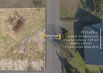 Oferta sprzedaży działki 749m2 Gdańsk Tadeusza Rejtana