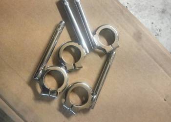 Oryginalne uchwyty kierunkowskazów Simson S51 po chromowaniu