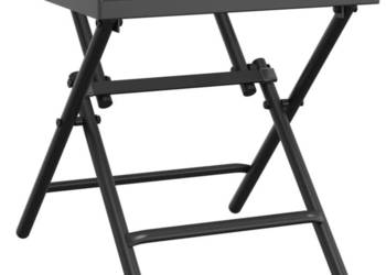 vidaXL Składany stolik ogrodowy, antracytowy, 38x38x38 cm(SKU:362766)