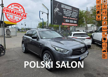 Infiniti QX70 3.0 Diesel 238 KM, Kamera 360, Navi, Bluetooth, Alu 21", Aut…