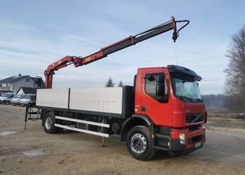 Volvo FE 320 żuraw HDS HMF 1250K2 rotator 4 podpory koła 315/80R22,5