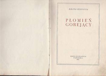 (7341) PŁOMIEŃ GOREJĄCY – HALINA RUDNICKA