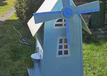 Wiatrak ogrodowy domek dla dzieci duży