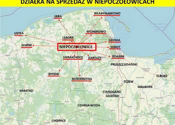 Niepoczołowice, Kaszuby, działka budowlana pod zabudowę jedn