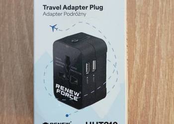 Uniwersalna Przejściówka Adapter Gniazda USA UK EU AUSTRALIA Ładowarka USB