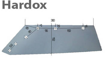 Lemiesz 300hektarów HARDOX GM162/L części do pługa GASSNER