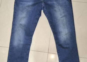 Jeansy 33 Big Star tapered granatowe długie spodnie