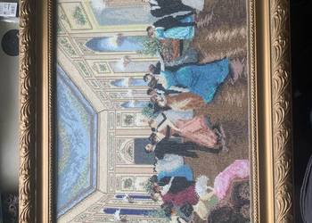 Haft krzyżykowy obraz