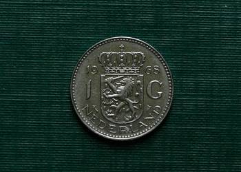 HOLANDIA - 1 gulden, 1968r