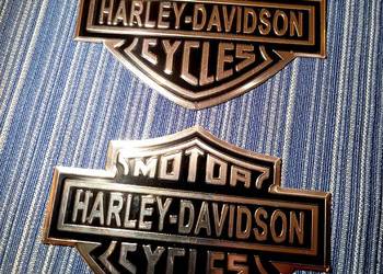 Harley Davidson Emblematy Alu H-D 11/7,5cm Sportster V-Rod Softail Electra