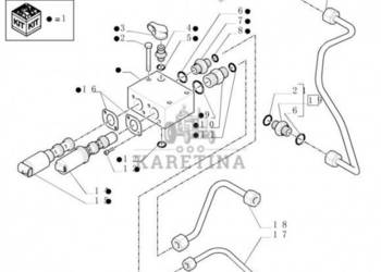 New Holland T6010 Zawór hydrauliczny 87315602