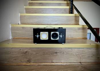 Customowy głośnik Bluetooth w kolorze ciasteczka Oreo, o mocy 2x10 Wat