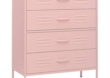 vidaXL Szafka z szufladami, różowa(SKU:336202)