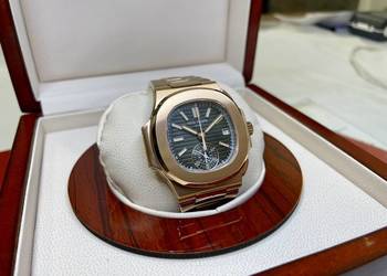 Patek Philippe , piękny zegarek męski , szafir