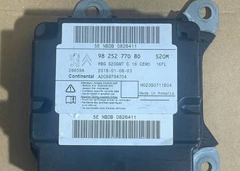 MODUŁ AIRBAG PODUSZEK CITROEN C3 AIRCROSS 9825277080