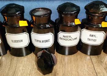 Butelki szklane apteczne - 250 ml, 100 ml