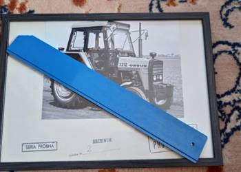 Obrazek z ciągnikiem Ursus 3512 pamiątka oryginał
