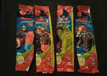 Papierki po lodach Avengers komplet