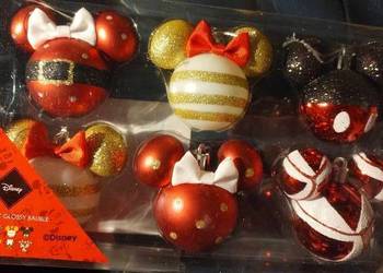 Myszka Miki Disney bombki 3  kpl x 6 szt Nowe