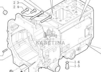 New Holland T7000 T7030 Korpus Obudowę Skrzyni Biegów CZĘŚCI 47137508 8774…