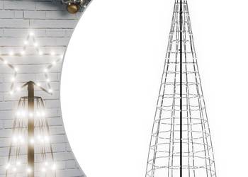 Choinka świąteczna LED z kolcami 570 diod LED Zimna biel 300 cm(SKU:358105）